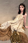 Mutedance 24 Spring/Summer One-shoulder Petal Dress Series MD-MD24SS20-C celadon PM139